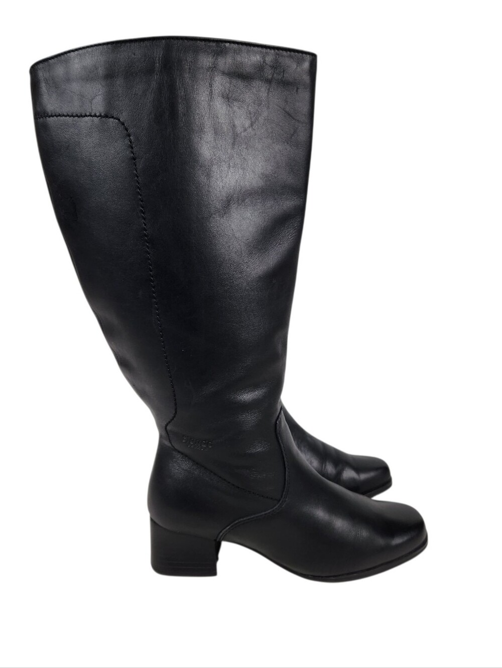 Blondo Aquaprotect Leather Riding Boots Black Leather Waterproof Womens Size 6 - Picture 4 of 15